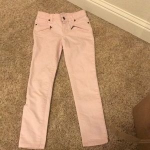 Pink girls pants size 8